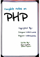 PHP Handwritten Notes.pdf